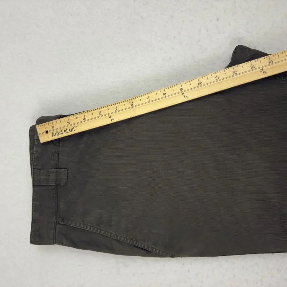 Salvatore Ferragamo Chino Pants Mens Size 48 US 32 Brown Stretch Casual Trousers